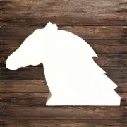 Horse HeadUnpainted Foam | 12" DIY Craft Shape for Decorations & Art Projects