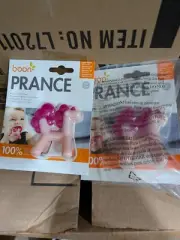 2*Boon Silicone Teether, Prance Unicorn baby pink te