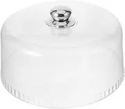 PartyKindom Clear Acrylic Cake Dome Cover Food Protector for Birthday Wedding and Shower Parties Multi Functional Food Cover for Home Hotel and Restaurants Handle for Convenience