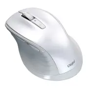 Digio2 F_line 5 Button Blue LED Mouse Large Wireless Bluetooth Silent White 4842