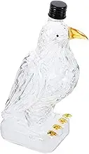 EXHUMKY Unique Pigeon Shaped Whiskey Glass Innovative Decorative Drinking Bottle Transparent Glass for Liquor Versatile Use Collecting