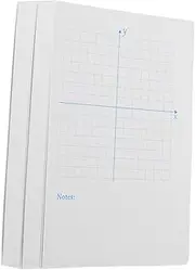 CAXUSD Axis Graph Paper Set 2 Books of Math Drawing Papers Coordinate Notepad Math Supply for Boys and Girls