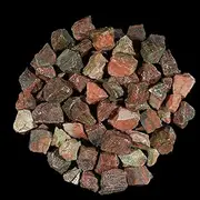 YATSKIA Unakite Crystals - Rough Stones - Raw Crystals Bulk - Gem Stones - Rocks for Tumbling - Decoration - Witchcraft - Stones and Crystals - Spiritual Crystals - Healing Crystals