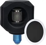 Microphone Isolation Shield, Sound-Absorbing Filter Cover, Portable Soundproof Recording Panel, Noise-Reducing Shield Foldable Design, Perfect for Podcast, Singing, Home Studio Use, 14.5cm Black
