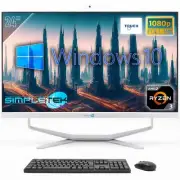 PC All IN One 24 " FHD Touchscreen Win10 AMD Ryzen 3 16gb 480gb Fixed Webcam 2k_