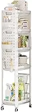YRTUOP Rolling Utility Cart | Multi-Tier Storage Rack for Seasoning | Movable Kitchen Seasoning Carrier, Rolling Organizer Cart, for Garage