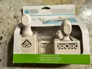 NIB Martha Stewart 2 pc. Punch Around the Pages Set - GEOMETRIC FRAMES