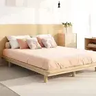 Bed Frame Queen Double King Single Wooden Bed Base Timber Platform Oikiture