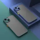 Shockproof Armor Matte Cover Case For Apple iPhone 16 15 14 13 12 Pro Max Plus