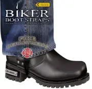 6" Fire Department Biker Boot Straps