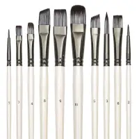 在飛比找蝦皮購物優惠-Paint Brushes Set for Art Acry