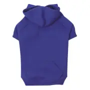 Zack and Zoey Basic Hoodie for Dogs 12In Small Nautical Blue