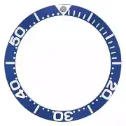 Blue/Silver Bezel Insert for Omega 41mm Seamaster Planet Ocean 2265.80