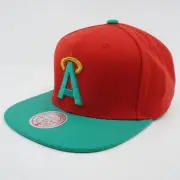 MENS MITCHELL & NESS MLB MISTLETOE SNAPBACK COOP ANGELS - RED