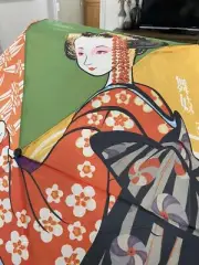 Souvenir Folding Umbrella Hand-opening Parasol Maiko 50cm UV Cut JAPAN No cover