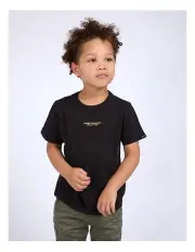 [St Goliath] Foil Tee (3-7 Years) in Black