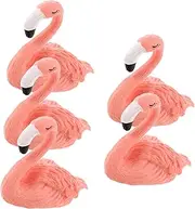 Nail Kit Diy Artificial Nails Practice Stand Nail Display Stand for Nail Art Pink Flamingo Design