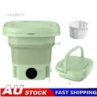Mini Portable Washing Machine Bucket Folding Laundry Machine Washing Clothes Au﹤