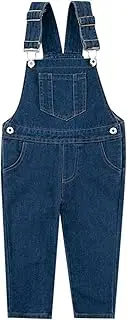 [Generic] Girl's Toddler Baby Denim Suspender Pants Outfits Jean Comfortable Soft Fit Fashion Leisure Style Toddler Trousers