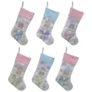 Stylish Christmas Stocking Nutcrackers Soldier Ornament Home Decoration Supplies