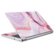 Skins for Acer Chromebook R-13 Decals wrap Pink Stone Marble Geode