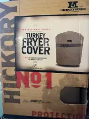 Hickory Turkey Fryer Cover New In Box Tan Colored