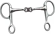 Horse Riding Snaffle Horse Rings Bit Supplies Wear Resistant Stainless Steel Rings Snaffle Bits 2 Rings for Outdoor Draft Horses Mules Horse Riding