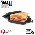 Microwave Toastie Maker - Non stick, Dishwasher Safe - Microwave safe. BLACK