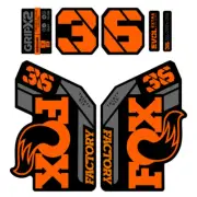 Fork Sticker for 2025 FOX 36 Factory step cast MTB Mountain Bike Cycling Decals
