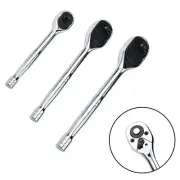 Reversible Ratchet Wrench Socket Spanner with 24 Teeth Quick Release 14 38 12