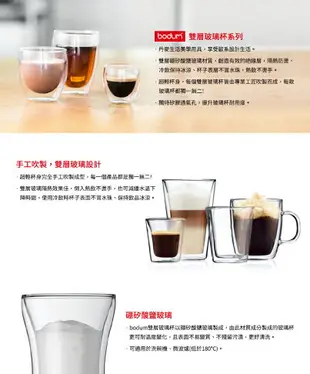 bodum pavina雙層玻璃杯80cc(一盒2入)