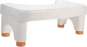 KOCKSHION Adjustable Bathroom Squat Stool for Seniors and Multipurpose Foot Bench for Comfortable Pooping Sturdy Height Adjustable Step Stool for All Ages Travel Friendly Design