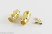 100pcs SMA Female Jack Solder for Semi-rigid RG402 0.141" Cable RF Connector