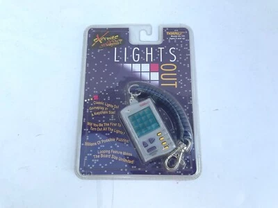 NEW Tiger Handheld Game Lights Out *Keychain* Clip Electronic Puzzle Mind Bender