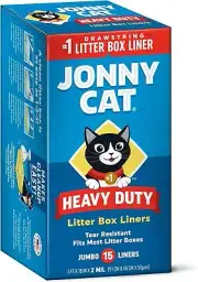 Jonny Cat Litter Box Liners: Heavy Duty - Tear & Leak Resistant - White