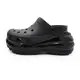 Crocs 卡駱馳 黑色 經典光輪 克駱格 厚底 涼拖鞋 女款 B3851【新竹皇家207988-001】