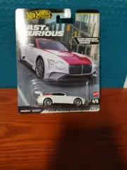2024 Hot Wheels 2018 Bentley Continental GT3 Fast & Furious Premium 5/5 White