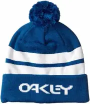 Oakley Men's B1B Logo (Striped) Beanie Hats,One Size,Dark Blue