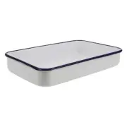 Enamel Baking Pan Roasting Tray Rectangular Pans for Oven Dishes