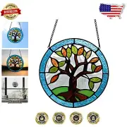 Unique Stained Glass Tree of Life Window Hanging - Perfect Gift for Loved Ones