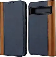 SunYoo for Google Pixel 8 Pro Wallet Case with Card Holders for Women Men Portefeuille Pour Pixel8 Pro Coque étui Pour Femmes Homme Leather Bag Magnetic Book Flip Cover for Pixel 8Pro Blue Yellow