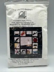 The Calico basket Nova Scotia treasure quilt kit 19x19