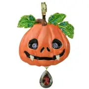 KIRKS FOLLY DRUSILLA PUMPKIN HALLOWEEN MAGNETIC ENHANCER IN GOLD TONE