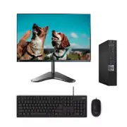 Dell 7060 Bundle Desktop i7-8700T 2.4GHz 16GB RAM 256GB + 24" Slim Monitor - Refurbished