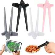Snack Potato Chips Tongs 4Pcs Snack Finger Chopsticks Potato Chips Snack