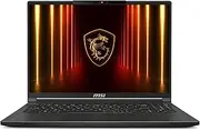 MSI Stealth A16 AI+ 16” 240Hz QHD+ OLED Gaming Laptop: AMD Ryzen AI 9 HX 370, NVIDIA Geforce RTX 5080, 32GB DDR5, 2TB NVMe SSD, Wi-Fi 7, Win 11 Home :Core Black A3XWIG-076US
