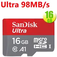 在飛比找Yahoo!奇摩拍賣優惠-SanDisk 16GB 16G microSDHC【Ult