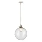 Innovations Beacon 1 Light 14.5" Mini Pendant, PN/Seeded - 288-1S-PN-G204-12