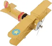 Hohopeti 1pc Retro Iron Miniature Plane Model for Decor Vintage Airplane Decoration for Living Showcase and Photography Props