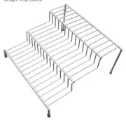 SET OF 2 3-tier wire vinyl-coated spice rack/cupboard organizer NEW White